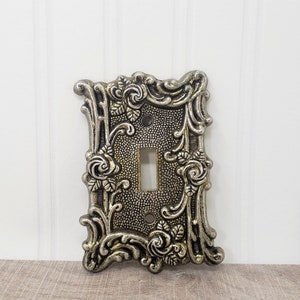 Vintage Rose Switch Plate Single Toggle, Light Switch Cover, Style B