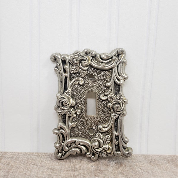 Vintage Switch Plate, Rose Switch Plate,  Light Switch Cover, Style B