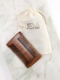 Sandalwood Beard Comb, Double Sided Beard Comb, Wood Beard Comb, Men's Grooming, Gift for Him