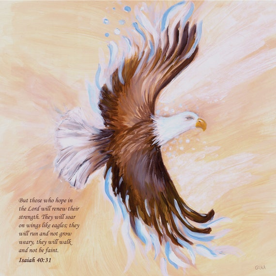 Soar On Wings Like Eagle {Card} Soar On Wings Like Eagle {Card}