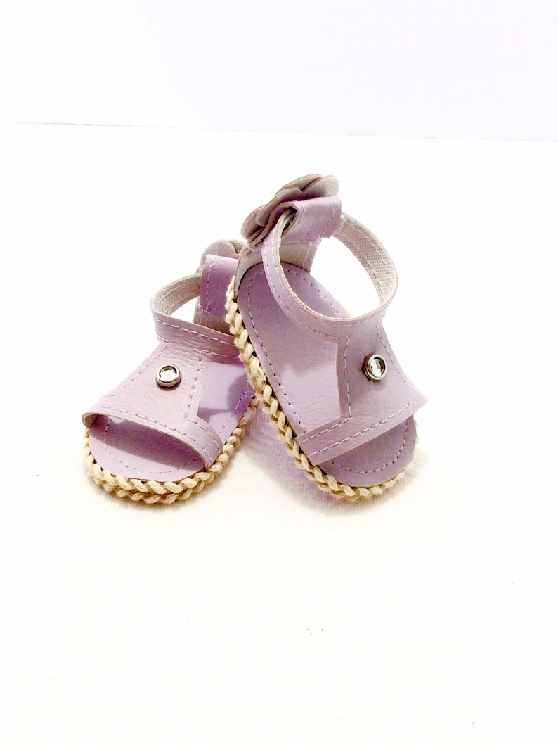 Lavender Sandal Shoes made for 18/" American Girl Doll Clothes