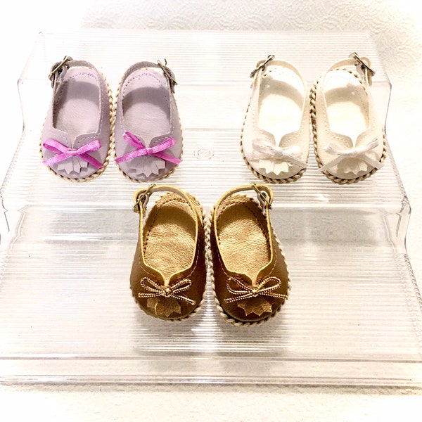 Slip on Shoes, Gold, White and Lavender Purple, AG Doll, 18" Doll,Made to Fit American Girl Doll