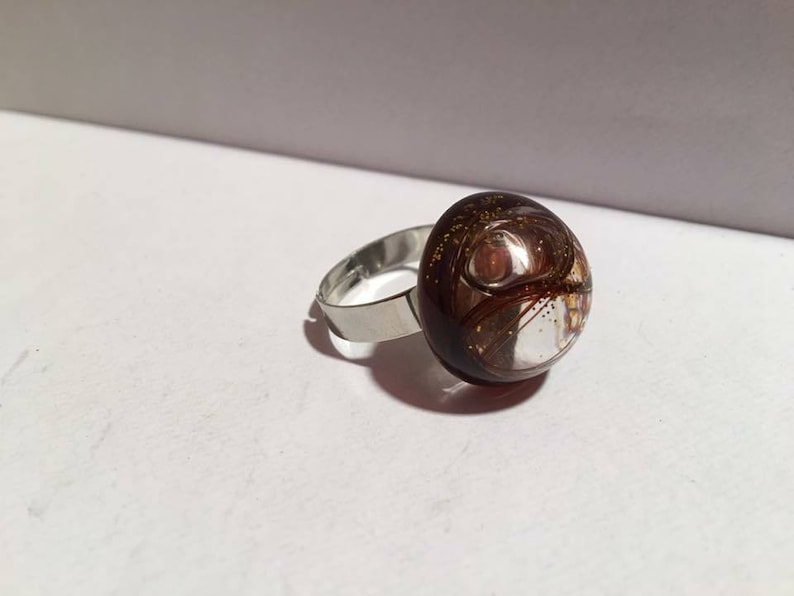 Ring with customizable horsehair image 3