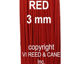 100 10" 3mm Red Diffuser reeds