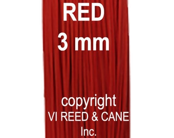 100 12" 3mm Red Diffuser reeds