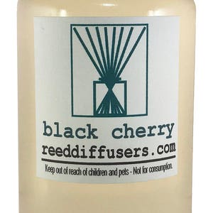 8 oz Black Cherry Fragrance Reed Diffuser Oil Refill - Made in the USA