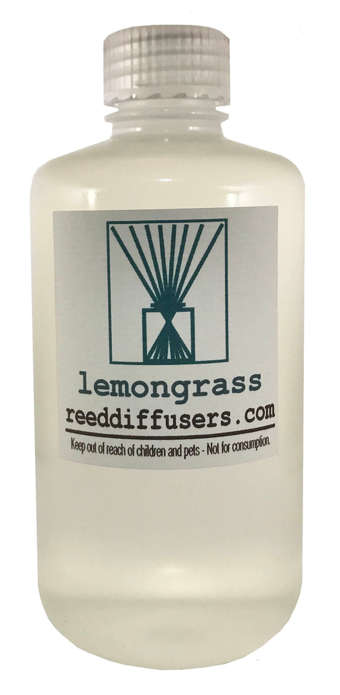 8 Oz Lemongrass Fragrance Reed Diffuser Oil Refill With Reeds - Made in ...