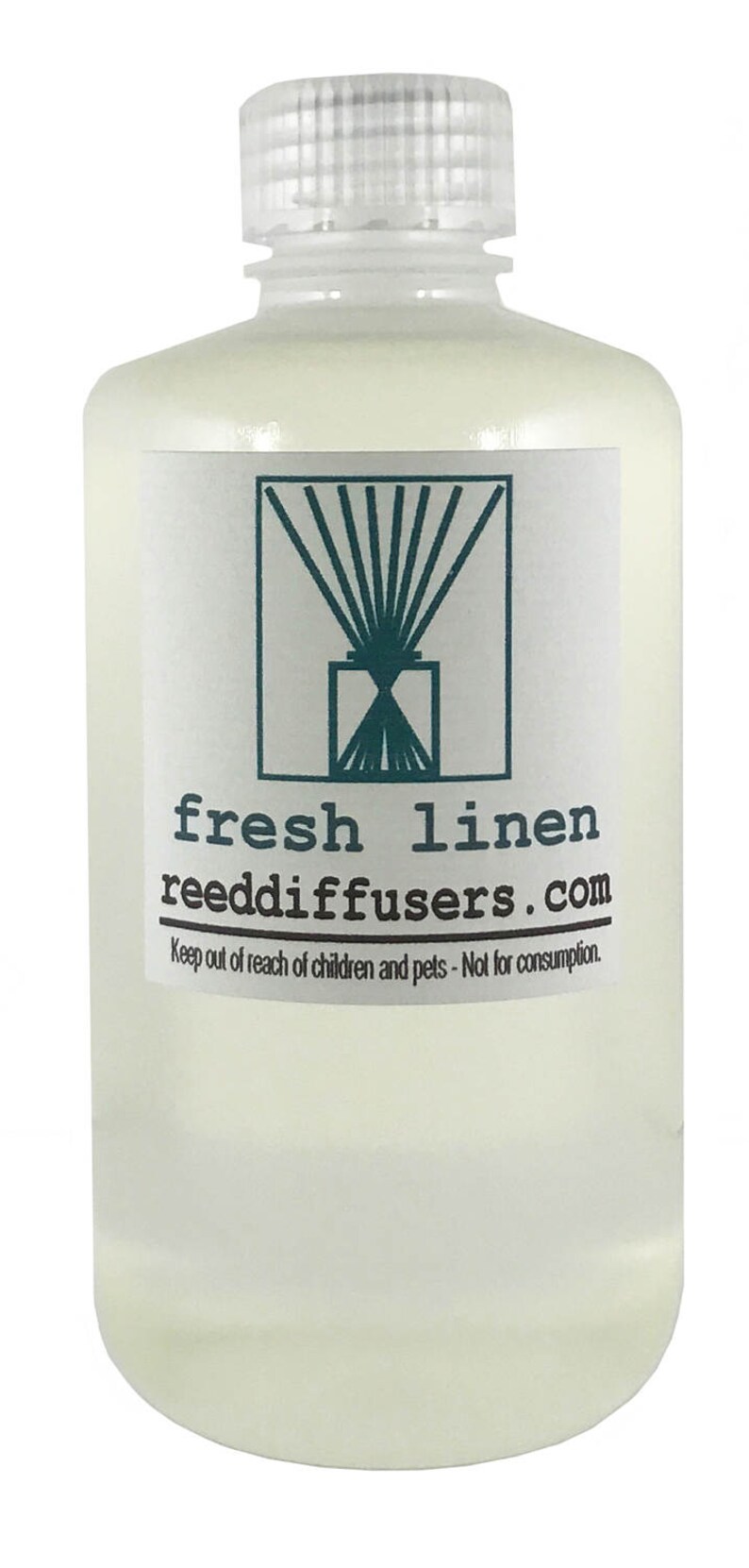 8 Oz Fresh Linen Fragrance Reed Diffuser Oil Refill Made in Etsy