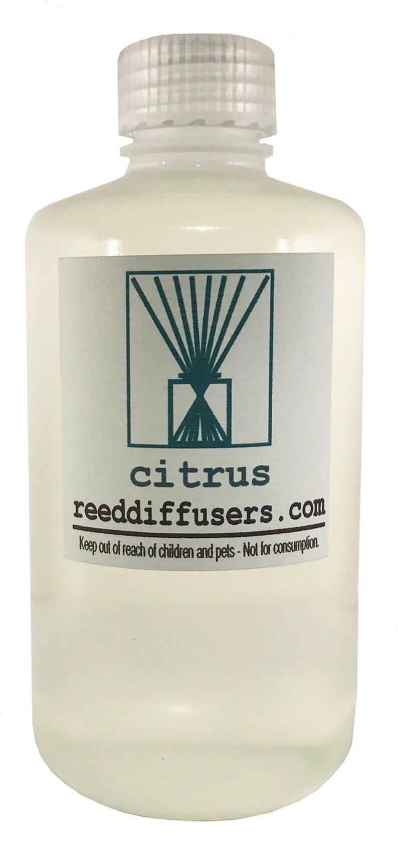 8 Oz Citrus Fragrance Reed Diffuser Oil Refill With Reeds Etsy