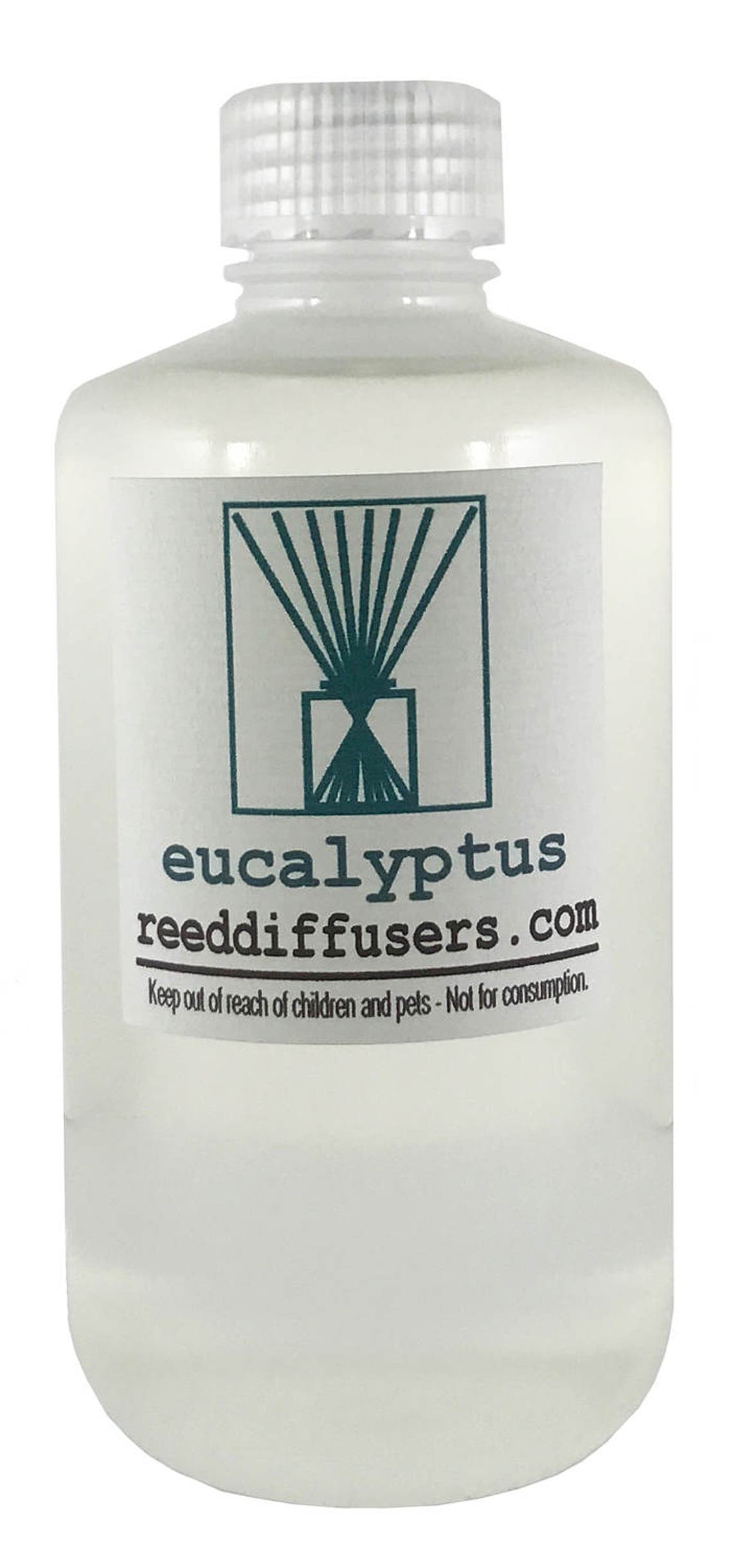 8 Oz Eucalyptus Fragrance Reed Diffuser Oil Refill Made in Etsy