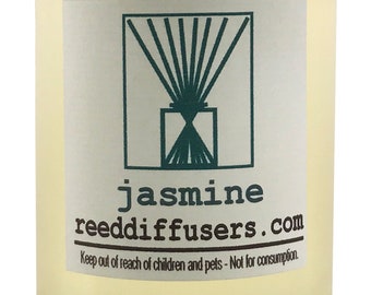 16 oz Jasmine Fragrance Reed Diffuser Oil Refill - Made in the USA