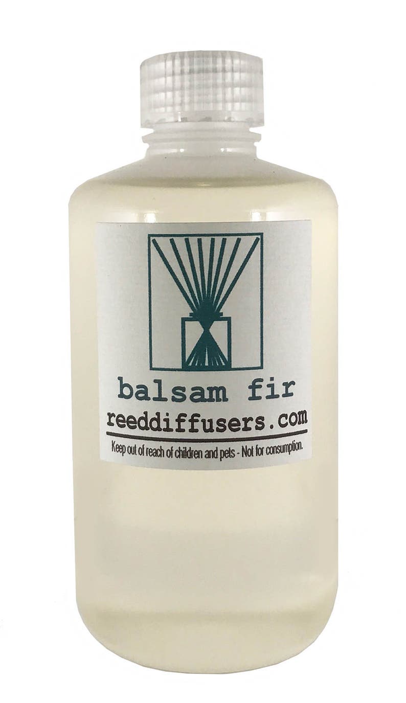 8 Oz Balsam Fir Fragrance Reed Diffuser Oil Refill Made in Etsy