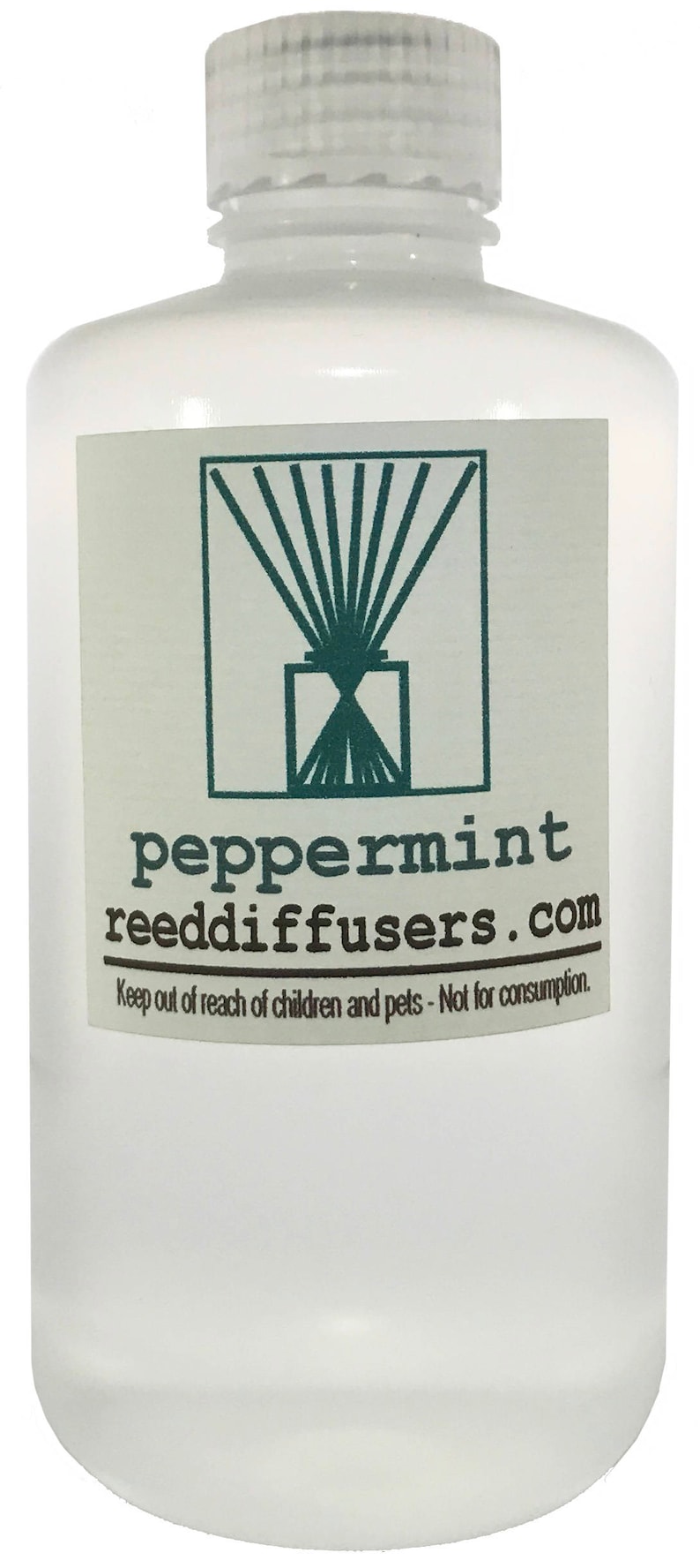 8 oz Peppermint Fragrance Reed Diffuser Oil Refill with reeds Etsy
