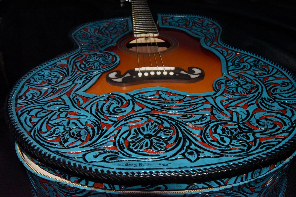 J200 or Any Acoustic Guitar Wrap and Custom Strap Custom to Etsy