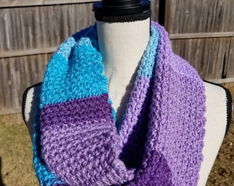 Infinity Scarf Purple/Blue