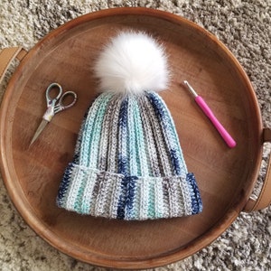 Ribbed Beanie/ Crochet Beanie/ Hat