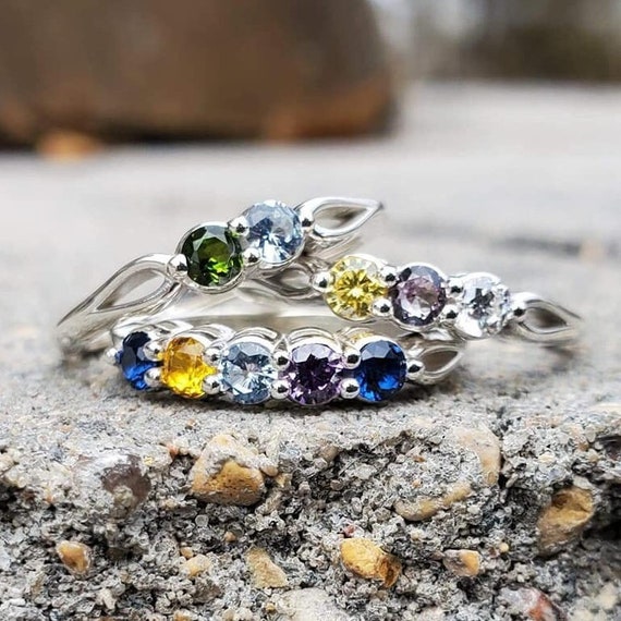 Stackable Birthstone Rings for Mom : A Stylish Gift to Show Your  Appreciation on Mother's Day : Arden Jewelers
