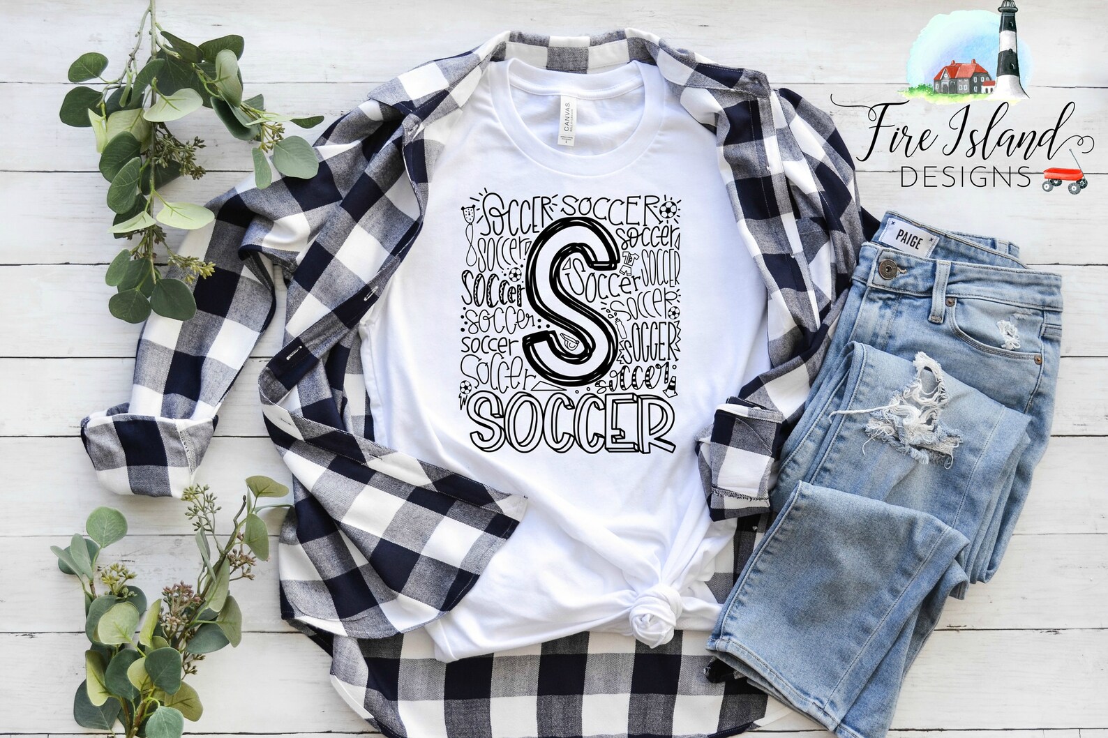 Soccer Soccer Shirt Soccer Player Shirt Soccer Typography Etsy
