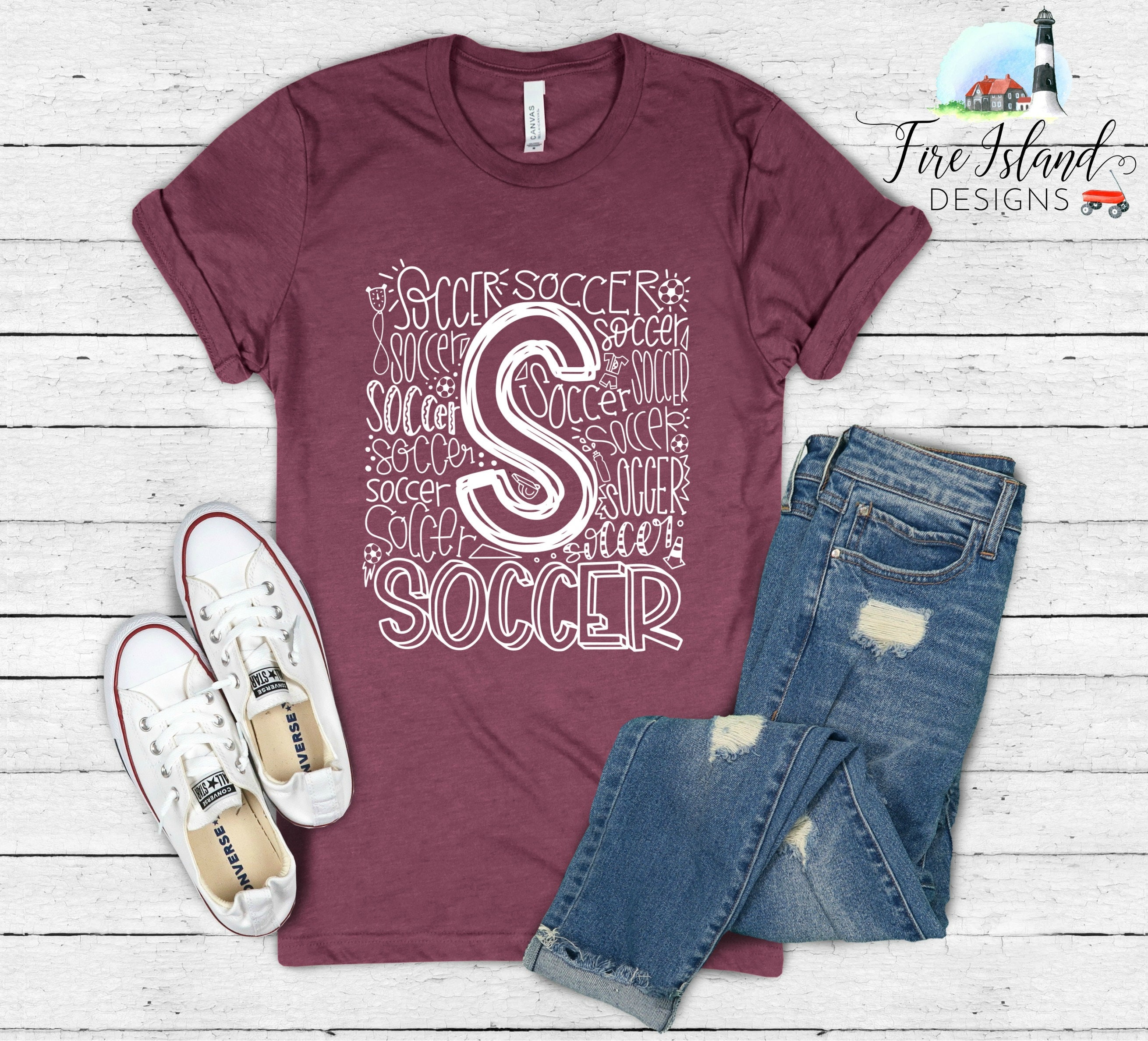 Soccer Soccer Shirt Soccer Player Shirt Soccer Typography Etsy