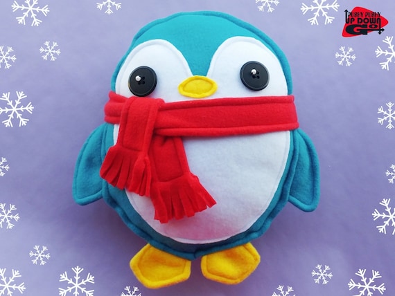 christmas penguin plush