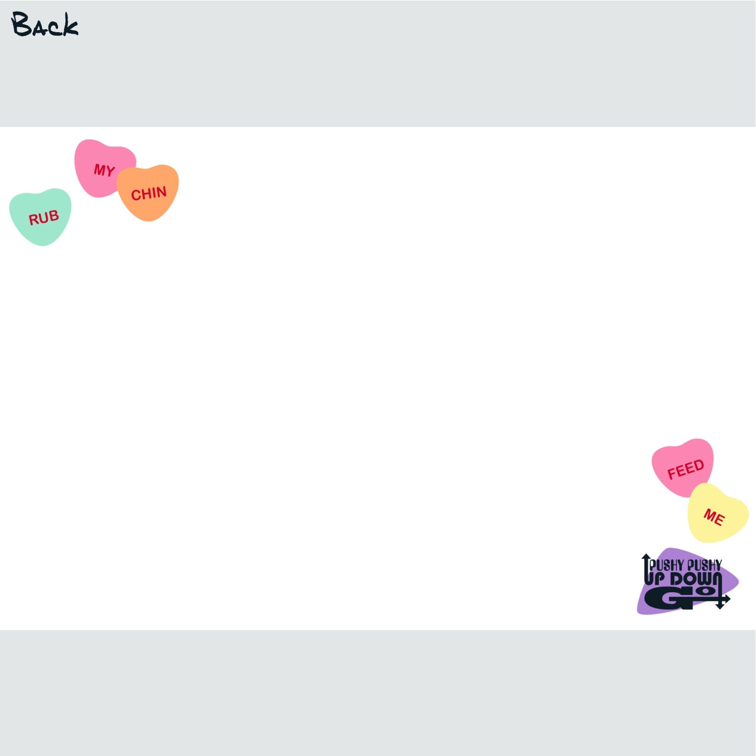 Funny Cat Candy Hearts Valentines Day Postcards set of 4 Etsy