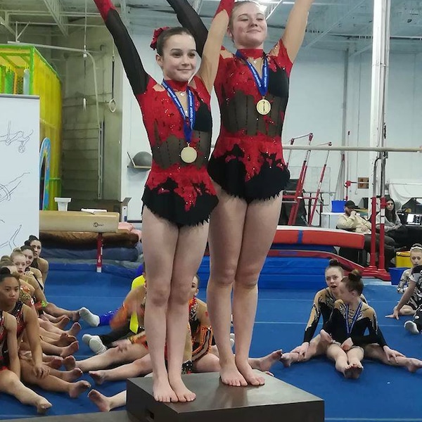 Justaucorps de gymnastique rythmique Robe de gymnastique