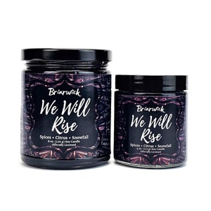 We Will Rise Candle- Officially Licensed From Blood and Ash- Soy Vegan Candle