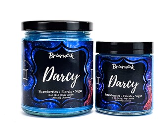 Darcy Vega Candle- Officially Licensed Zodiac Academy -  Soy Vegan Candle