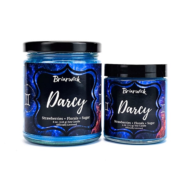 Darcy Vega Candle- Officially Licensed Zodiac Academy -  Soy Vegan Candle