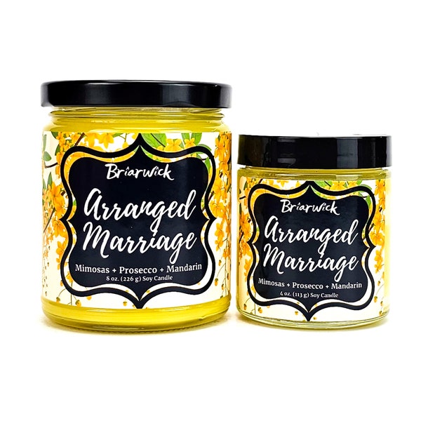 Arranged Marriage- Spring Seasonal- Romance Novel inspired- Soy Vegan Candle