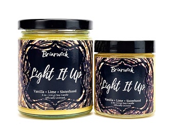 Light It Up Candle- Officially Licensed Crescent City- Soy Vegan Candle