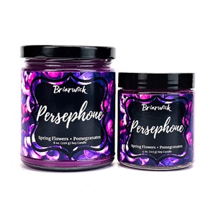 Persephone Candle- Greek Mythology- Soy Vegan Candle