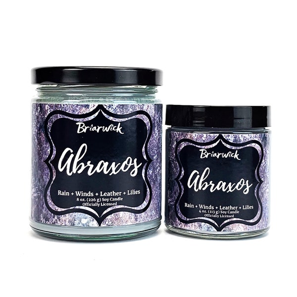 Abraxos Candle- Officially Licensed Throne of Glass- Soy Vegan Candle