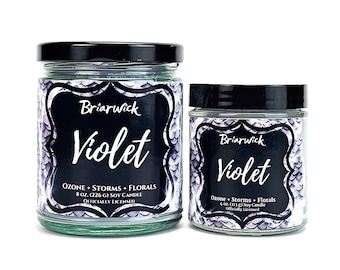 Violet Candle- Fourth Wing Officially Licensed- Soy Vegan Candle