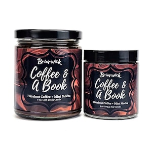 Coffee and a Book Candle- Winter Seasonal Exclusive- Soy Vegan Candle