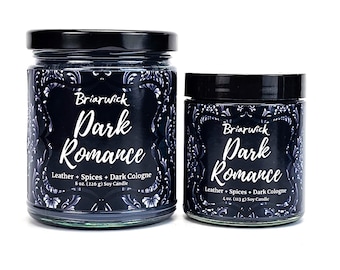 Dark Romance- Spring Seasonal- Romance Novel inspired- Soy Vegan Candle