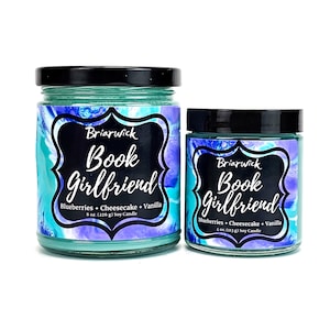 Book Girlfriend- Bookish & Literary Inspired- Soy Vegan Candle
