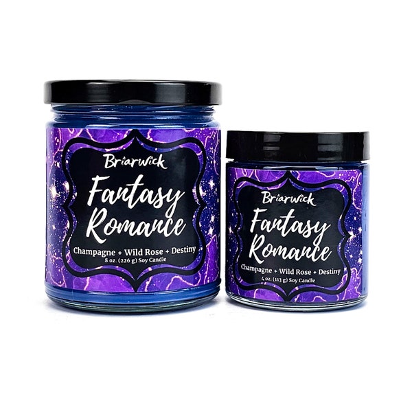 Fantasy Romance- Inspired by Romance Novels- Soy Vegan Candle