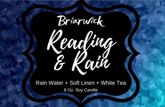 Rainy day reading soy candle bookish candle rain candle -  Portugal