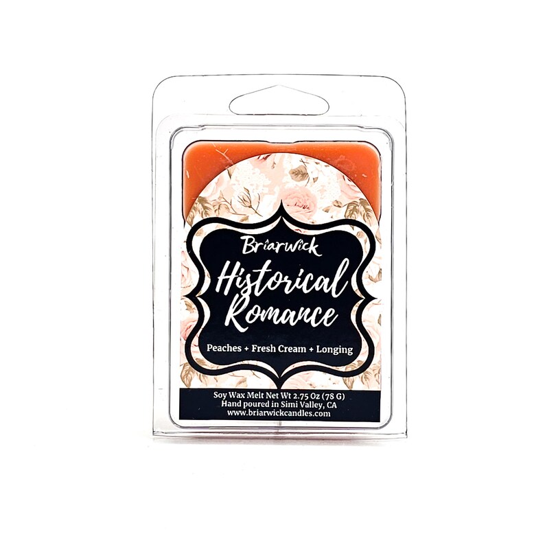 a packaged package of a candle with a label on it