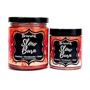 Slow Burn- Spring Seasonal- Romance Novel inspired- Soy Vegan Candle