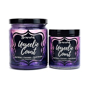 Unseelie Court Candle- Faerie Inspired- Soy Vegan Candle