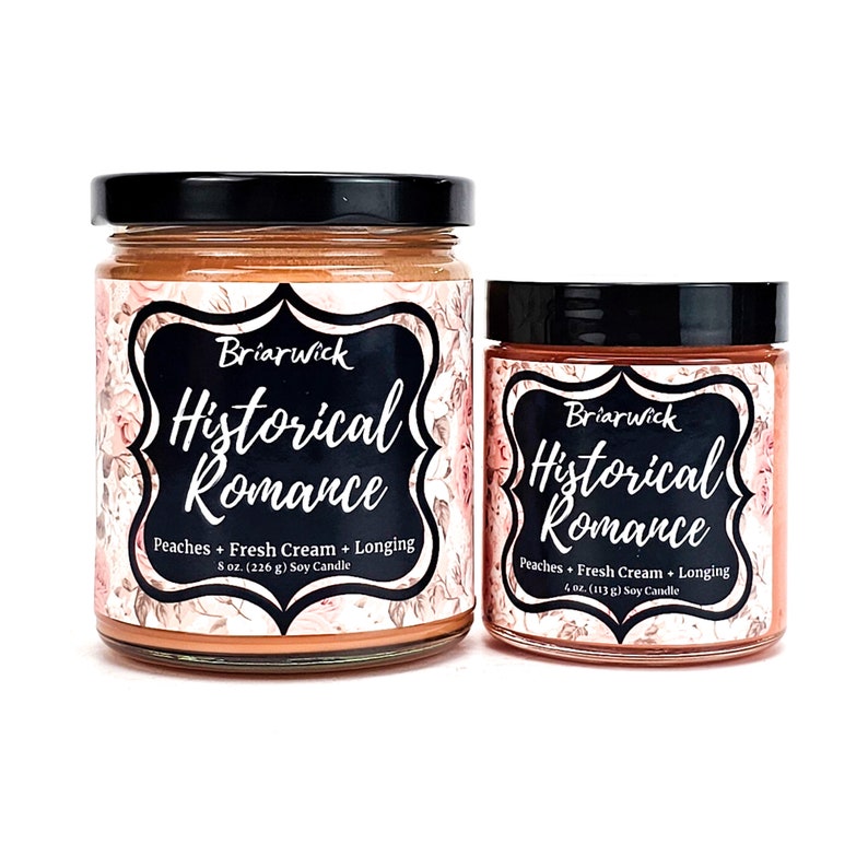 Historical Romance- Inspired by Romance Novels- Soy Vegan Candle image 1