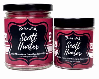 Scott Hunter Special Edition Candle- Game Changers Series Inspired Candle- Made with Author Permission