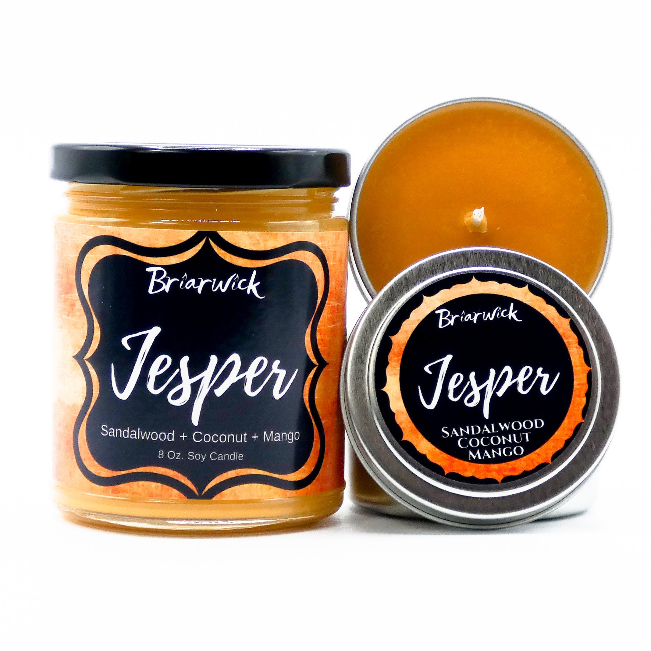 Jesper Candle- Six of Crows Inspired- Soy Vegan Candle