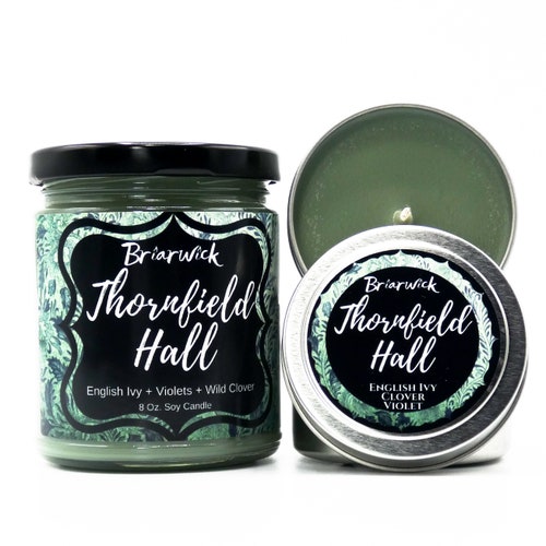 100 Soy Jane Eyre Thornfield Hall Inspired Scented Candle Etsy