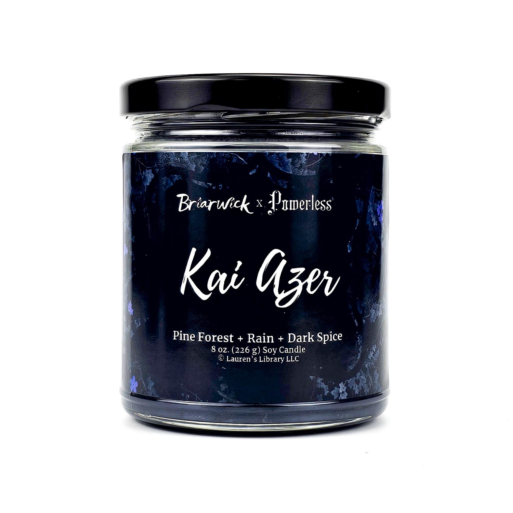 Kai Azer Candle- Officially Licensed Powerless- Soy Vegan Candle