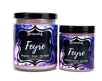 Feyre Candle- Officially Licensed A Court of Thorns and Roses- Soy Vegan Candle