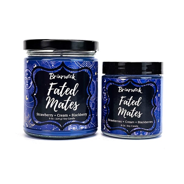 Fated Mates- Spring Seasonal- Romance Novel inspired- Soy Vegan Candle