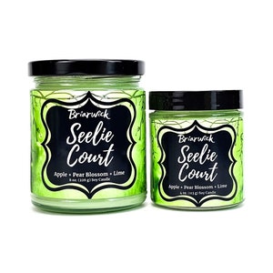 Seelie Court Candle- Faerie Inspired- Soy Vegan Candle